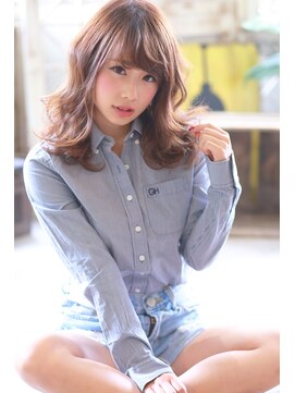 ラファンジュ ヘアー(Rohange hair) 【Rohange】アプリコットベージュ#デザインカラー#韓国風