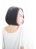 《eTONe》暗髪ナチュラルボブ
