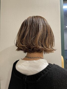 ヘアサロン ナノ(hair salon nano) レイヤーボブ/透明感カラー/ハイライト/