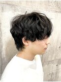 BTS 風　テテ　ソフトウルフ＋ニュアンスパーマ