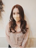 #オレンジカラー# オレンジブラウン#韓国ヘア#ヨシンモリ