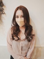 ボアップ 松山店(boappu) #オレンジカラー# オレンジブラウン#韓国ヘア#ヨシンモリ