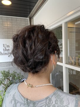 アンテシニヨン(Un the Shiniyon) 波巻き×くるりんぱアレンジ