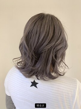 ヘアー ミッション 心斎橋店(hair Mission) ホワイティラベンダーアッシュ