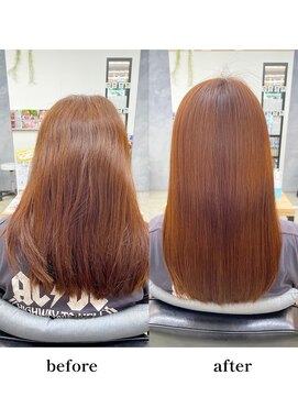 ボルジェ(Bolge) まるで地毛風!柔らかい手触りの酸性縮毛矯正☆