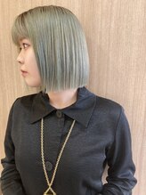 ダメージを最小限におさえた、ツヤ感のあるハイトーンダブルカラーが実現できます☆