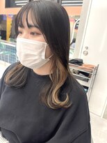 ロンドルーチェ 心斎橋(Lond luce)&nbsp;ダークアッシュ/ミディアムレイヤーカット［髪質改善/縮毛矯正］