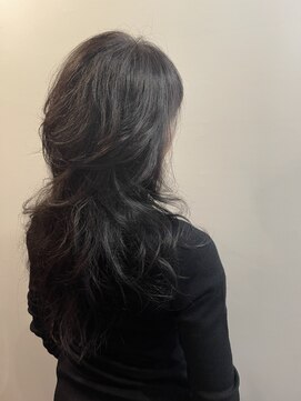 ピュアソウル(Pure Soul) ニューヨークドライカット★黒髪ロングレイヤー[渋谷]