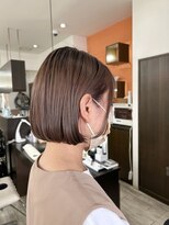 セダクション 道後樋又店(Seduction) 春の耳掛けボブスタイル