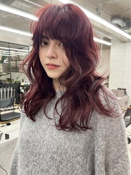 アンドスタイル(&style) 【大名店　江藤】レッドブラウン　ケアブリーチカラー