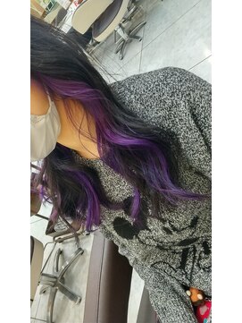 プールドゥマン 屯田(POUR DEMAIN) 高彩度インナーパープルカラー