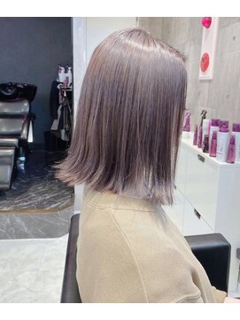 ジオ 国分寺(the O's) 斜めバング/シルキーベージュ/ブラントカット[国分寺駅]