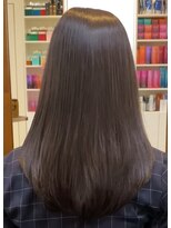 ウル 表参道(HOULe)&nbsp;バイカルテ レイヤー 髪質改善  ベージュ 酸熱トリートメント