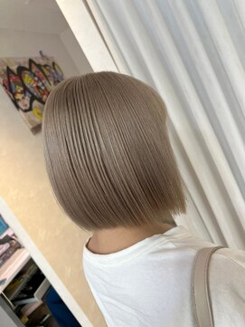 ボックスミコ(Box mico.) 【大人気☆】　ボブのミルクティーベージュ