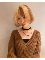 ペレ 渋谷(PELE)&nbsp;ウルフ/マチルダボブ/ピンクベージュ/インナーグレージュ/渋谷