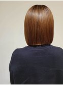 切りっぱなしボブ