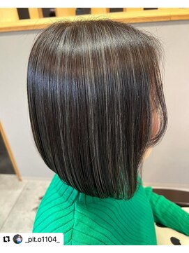 グロウ ツクバ(GLOW TSKUBA) ハイライトボブ