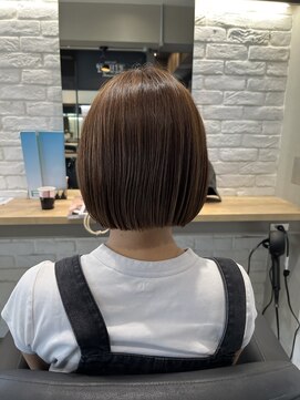 エイト 沖縄豊崎店(EIGHT toyosaki) 【EIGHT 豊崎】お客様スタイル_ミニボブ×ナチュラルベージュ