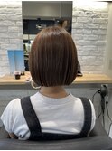 【EIGHT 豊崎】お客様スタイル_ミニボブ×ナチュラルベージュ
