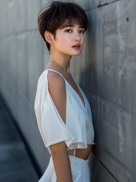 アルトリスト(Altruist Aging×HAIR&SPA) ☆イメチェンピンクベージュアンブレラカラー前髪クールショート