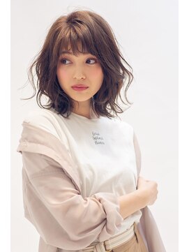 ブリング バイ スノードロップ 吉祥寺(BRING by Snowdrop) 前髪/こなれミディ/イメチェン/ウェーブパーマ/吉祥寺