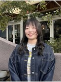 《TOPHAIR 玉島店/ もも》顔周りレイヤー×グレージュ