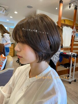 オレンジクラッカー 鎌倉長谷(Orange Cracker) 【リアルサロンワーク】丸みショート♪ 【鎌倉 長谷】