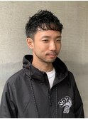 軟毛でも扱いやすくなる大人向けショートパーマスタイル