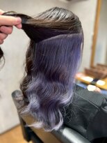 ビス リアン 川口店(Vis lien) 20代30代シースルーバングラベンダーベージュインナーカラー