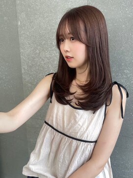 ロンドルピナス 小倉(Lond Lupinus) 顔型別ヘアスタイル特集 /チェリーブラウン /ミニウルフ/北九州