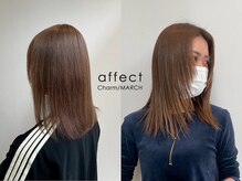 アフェクト チャーム マーチ(affect  Charm/MARCH)の雰囲気（最新トレンド!レイヤーカットx韓国顔周りカットもお任せください）