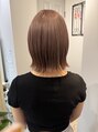 ヘア ケア ディエイチケー(HAIR CARE DHK) 肌馴染みの良いピンクベージュで可愛らしい雰囲気に♪