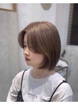 レンテ 千葉(LENTE) 長め前髪の韓国ニュアンスボブが可愛い♪