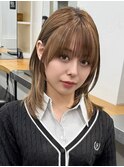 レイヤーカットミディアムレイヤー顔周りレイヤーロングレイヤー