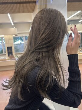 パークレーン アイス イヴェン(park lane ICI yeven) ブリーチなしダブルカラーオリーブグレージュ秋冬カラーレイヤー