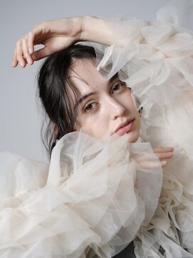 エシェル 平塚店(echelle) エフォートレスアップ/シフォンバング/ダークブラウン/平塚