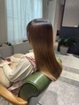 リト 自由が丘(Lit.) 美髪矯正お任せ下さい。ドライヤーだけでもこの仕上がりです。