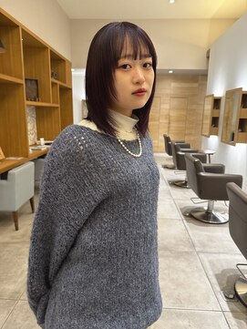 トップヘアーヒルズ 安城(TOP HAIR HILLS) 柔らかく揺れるモードミディ