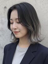 トゥルートラスト 和戸店(True Trust)&nbsp;おしゃれな大人のグラデーションカラー×外はねミディアム