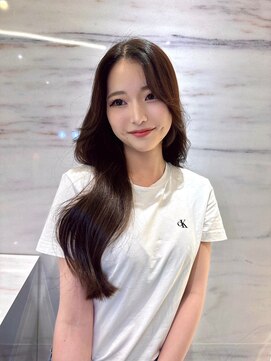 エヌ 大阪梅田店(enu) 【大阪梅田】ブルーブラック×韓国風くびれ巻き