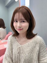 ボタン コロン 表参道 原宿(VOTAN COLON)&nbsp;ハッシュカット/韓国レイヤー/ミディアムレイヤー/原宿/顔まわり