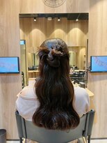 ソルビア ヘアセット(solvia)&nbsp;カチモリハーフアップ