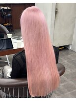 ニコトウキョウ 新宿(nico TOKYO) ダブルカラーミルクティーベージュピンクベージュロングレイヤー