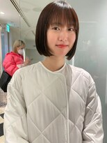 モンルル プル(mon loulou + plus)&nbsp;ボブ、切りっぱなしボブ、顎下ボブ、ぱっつんボブ