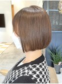 【ReiZ/登戸/向ヶ丘遊園】ミニボブ♪ペールベージュ♪30代～◎