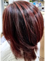 トトノイ 新横浜(totonoi) 肩つきレングスのピンクメッシュ