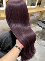 アース コアフュールボーテ 長野駅前店(EARTH coiffure beaute)&nbsp;高発色アドミオカラー    ラベンダーピンク×髪質改善
