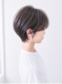 丸みショートボブ ひし形 耳かけショート 30代40代50代60代 神戸