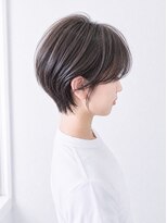 ムーンジェジェ(moon jeje) 丸みショートボブ ひし形 耳かけショート 30代40代50代60代 神戸
