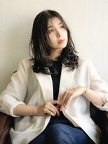 オーロ 塚口店(ORO)&nbsp;くびれレイヤーカット×艶感ダークカラー